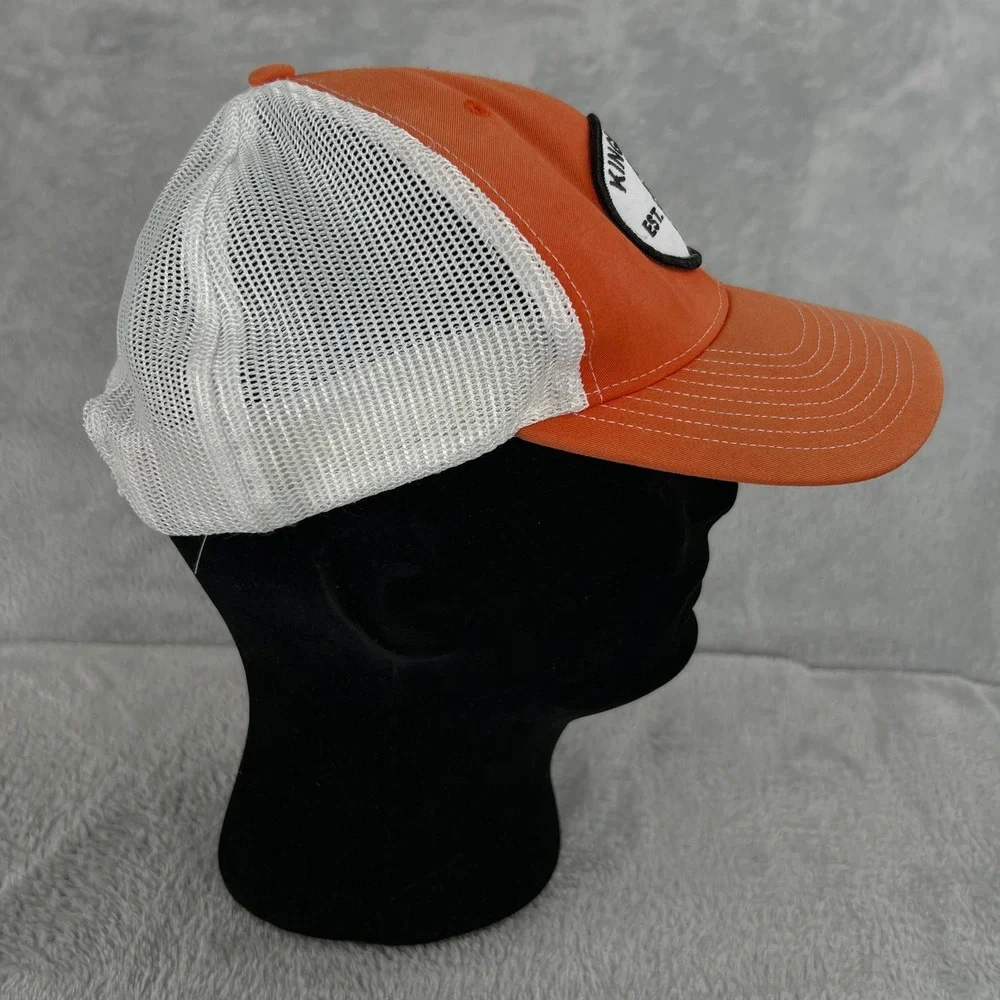Richardson King-O-Meat Trucker Hat Orange Mesh Snapback Farm Cap Joke Funny